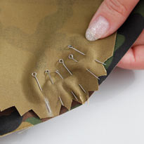 Пляжная сумка из камуфляжа. Шаг 3