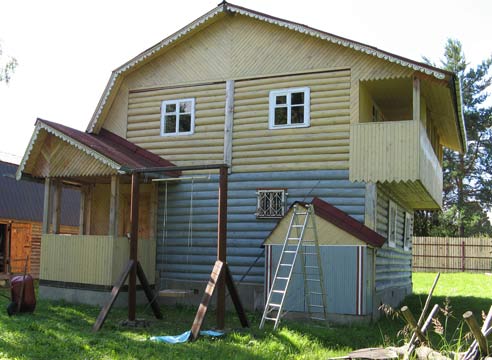 Дом, деревянный сруб