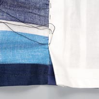 Занавес на раковину . Шаг 3