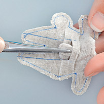 Текстильное украшение "Заяц". Шаг 6 Текстильное украшение "Заяц". Шаг 6