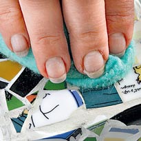 Мозаичная шкатулка. Шаг 4