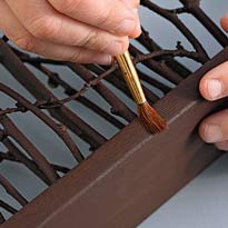 Салфетница Веточки вербы. Шаг 6