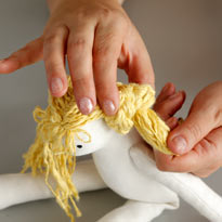 Кукла "Школьница". Шаг 12