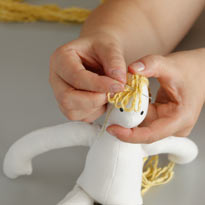 Кукла "Школьница". Шаг 11