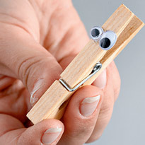 Зажимы в виде птиц . Шаг 1 Зажимы в виде птиц . Шаг 1