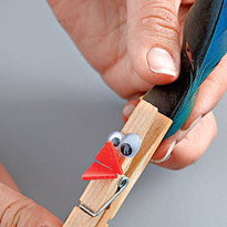 Зажимы в виде птиц . Шаг 4 Зажимы в виде птиц . Шаг 4