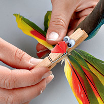 Зажимы в виде птиц . Шаг 5 Зажимы в виде птиц . Шаг 5