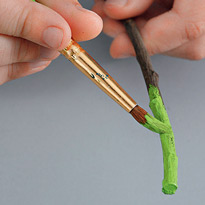 Вазочка из веток. Шаг 1