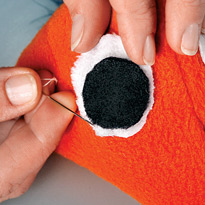 Марионетка "Страус". Шаг 2