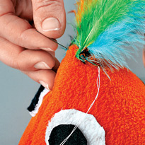 Марионетка "Страус". Шаг 3