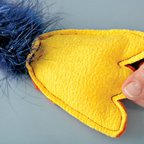 Марионетка "Страус". Шаг 6