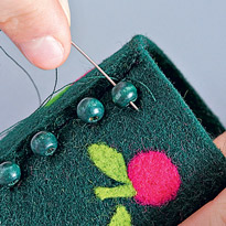 Подставка и кольцо из фетра. Шаг 4