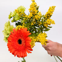 Осенний букет. Шаг 4