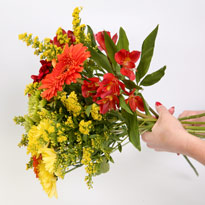 Осенний букет. Шаг 6