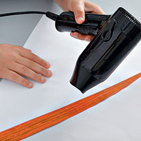 Кольца для салфеток из листьев ириса. Шаг 1