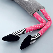 Тряпичная кукла "Кошка в одежке". Шаг 9