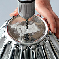 Светильник из формы для выпекания. Шаг 1