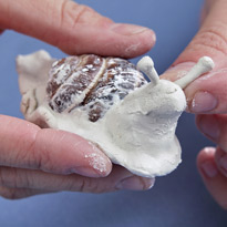 Новогоднее украшение: улитка из полимерной глины. Шаг 6