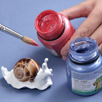 Новогоднее украшение: улитка из полимерной глины. Шаг 10