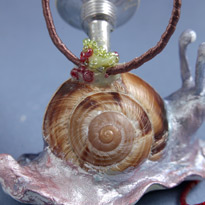 Новогоднее украшение: улитка из полимерной глины. Шаг 12