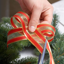 Рождественский венок. Шаг 1