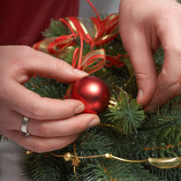 Рождественский венок. Шаг 3