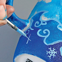 Фарфоровые чашки с вашим авторским рисунком. Шаг 6