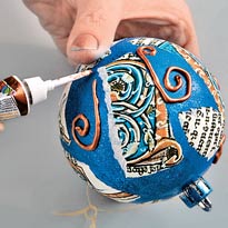 Елочные шары. Шаг 4