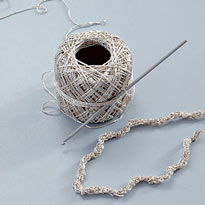 Вязаные мешочки для подарков. Шаг 4