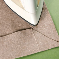 Новогодняя салфетка с кружевом. Шаг 3