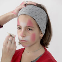 Аквагрим "Кошка". Шаг 2 Аквагрим "Кошка". Шаг 2