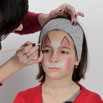 Аквагрим "Кошка". Шаг 3 Аквагрим "Кошка". Шаг 3