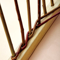 Рождественский плетеный ангел. Шаг 1