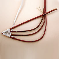 Рождественский плетеный ангел. Шаг 4