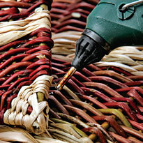 Рождественский плетеный ангел. Шаг 6