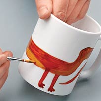 Кружка с изображением таксы. Шаг 2 Кружка с изображением таксы. Шаг 2