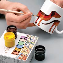 Кружка с изображением таксы. Шаг 3 Кружка с изображением таксы. Шаг 3