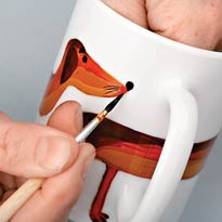 Кружка с изображением таксы. Шаг 4 Кружка с изображением таксы. Шаг 4