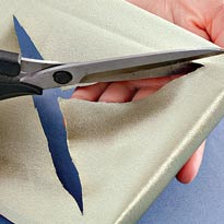 Панно с пайетками. Шаг 1