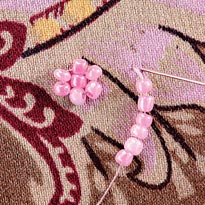 Панно с бисером. Шаг 2