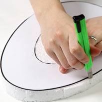 Пасхальный венок своими руками. Шаг 1