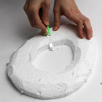 Пасхальный венок своими руками. Шаг 3