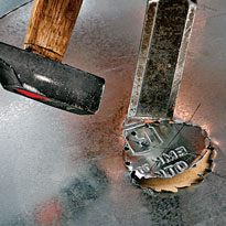 Дачный умывальник в деревенском стиле. Шаг 6