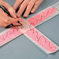 Роспись бумеранга. Шаг 1 Роспись бумеранга. Шаг 1