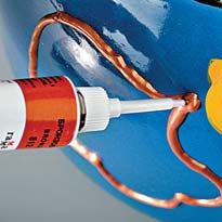 Роспись чайника акриловыми красками. Шаг 1