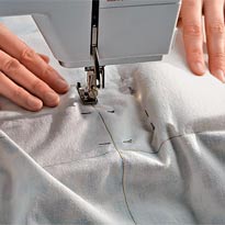 Хлебница из ткани в деревенском стиле. Шаг 3