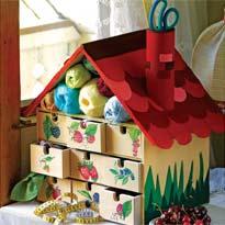 Комод для рукоделия Ягодный домик