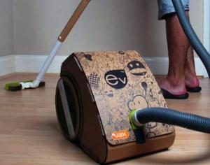 Создан первый в мире пылесос из картона