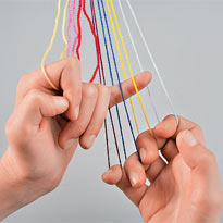 Тесьма для волос. Шаг 4