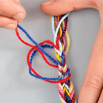 Тесьма для волос. Шаг 7